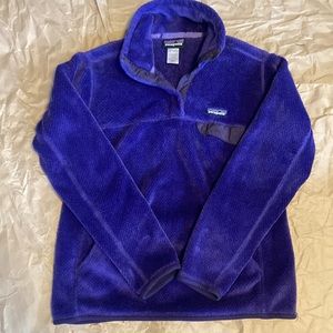 Women’s Medium Purple Patagonia Re-tool Fleece